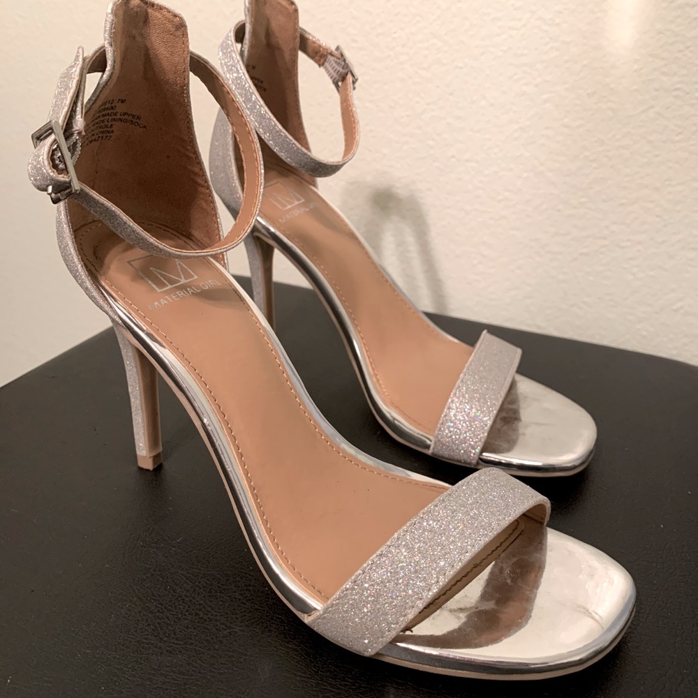 Silver High Heels